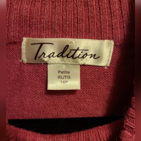 Tradition mock-neck sweater, XL (18P) - Picture 3 of 4